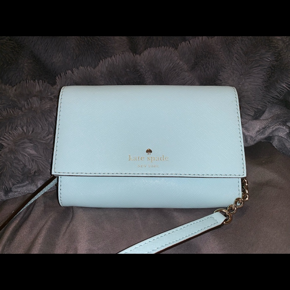 Light blue Kate Spade crossbody
